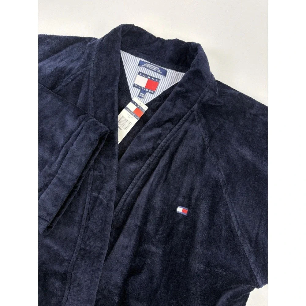 NWT Tommy Hilfiger Plush Belted Robe Luxury Men's One Size Luxury Soft Comfy